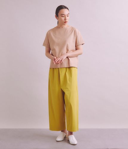 Cotton Mix Warp Jersey ラップワイドパンツ(37332853-2024