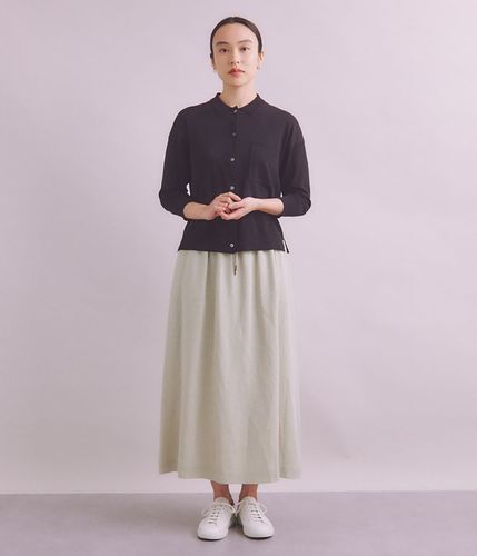 ICE COTTON］ 衿付きニットカーディガン(37712791-2024