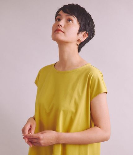 Cotton Mix Warp Jersey バイカラーワンピース(37842853-2024