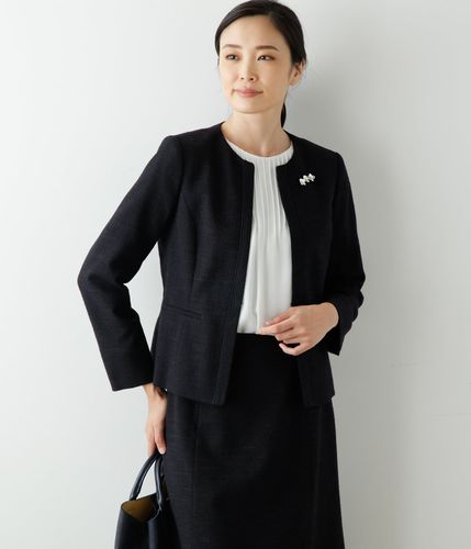 IENA マリンツィードジャケット　ノーカラー　ネイビー PRE ORDER】新たな ”＆NAVY COLLECTION” と新作アイテムがずらり