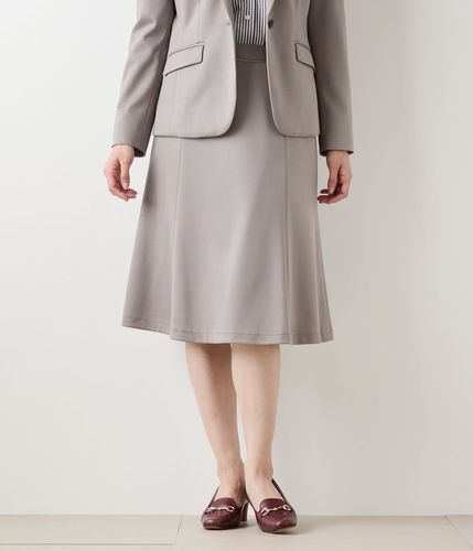 ウールシルクピンヘッド タックスカート(60216911-2025)｜ファッション
