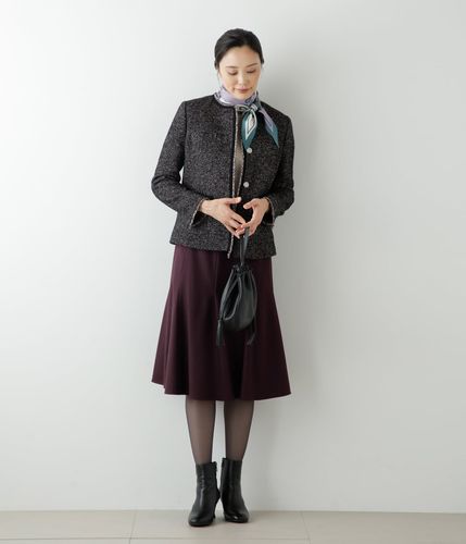 【PRADA】ニット フレアスカート ネイビー/ゴールド ニットフレアスカート – WEGO ONLINE STORE