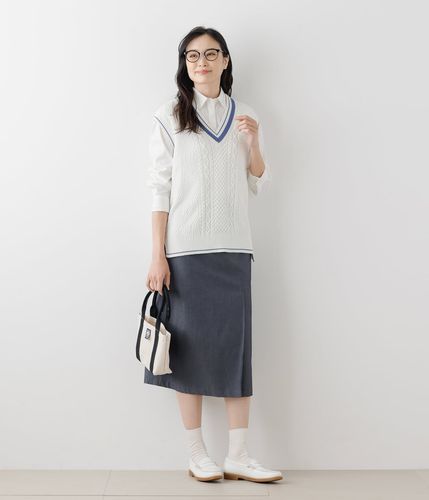 ウォッシャブル】TRADITIONAL SPIRITS ストレッチデニム ラップ風