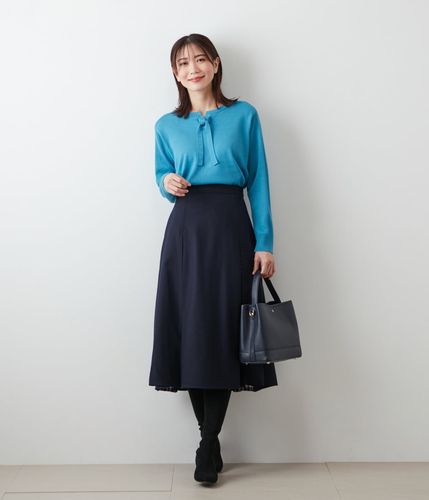 ツイル×Snowニューヨーカータータン ボックスタックスカート