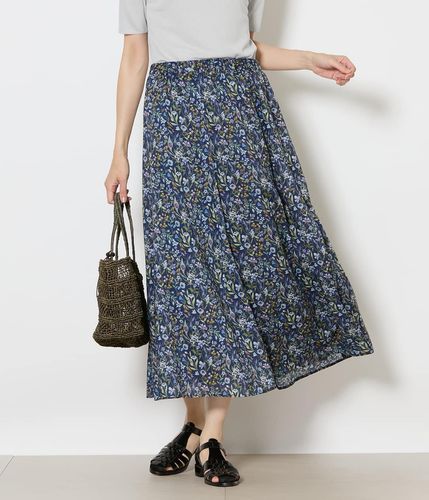 店舗限定】マドラスチェック フレアスカート(丈85㎝)(51268260-2026