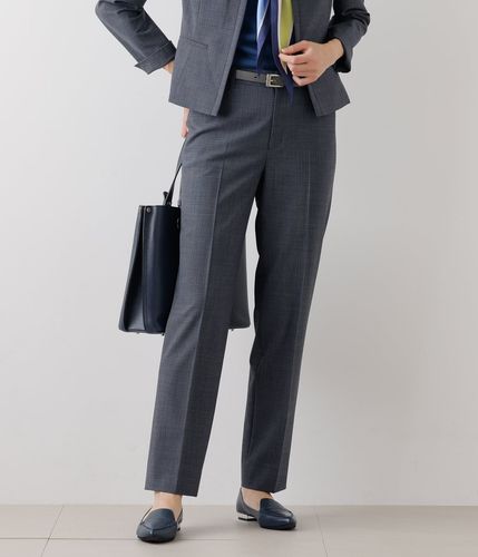 ウールシルクシャークスキン テーパードパンツ(71313805-2024