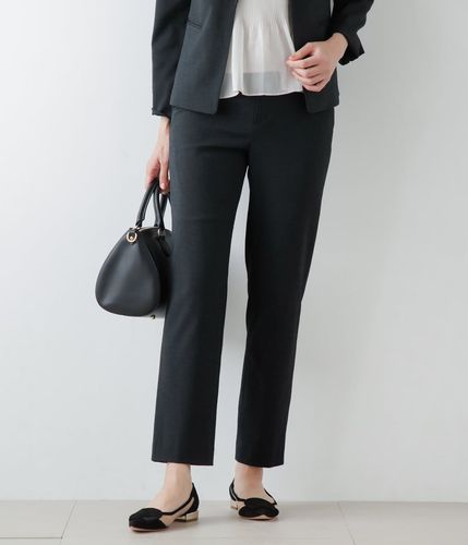 WEB限定】DONEEYU(ドニーユ) バックサテンジョーゼット ドロストパンツ