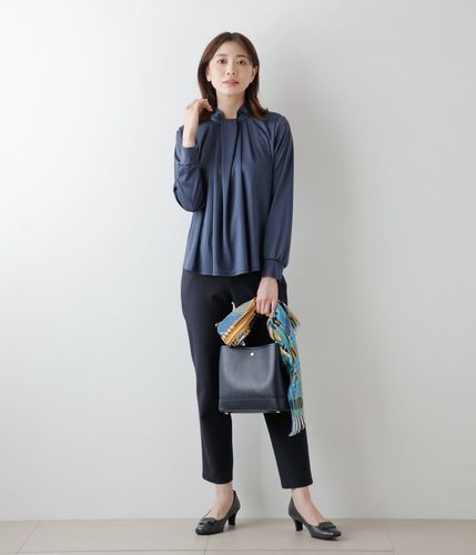 TRストレッチツイル テーパードパンツ(51333255-2024)｜ファッション