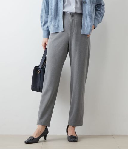 ウールシルクシャークスキン テーパードパンツ(71313805-2024