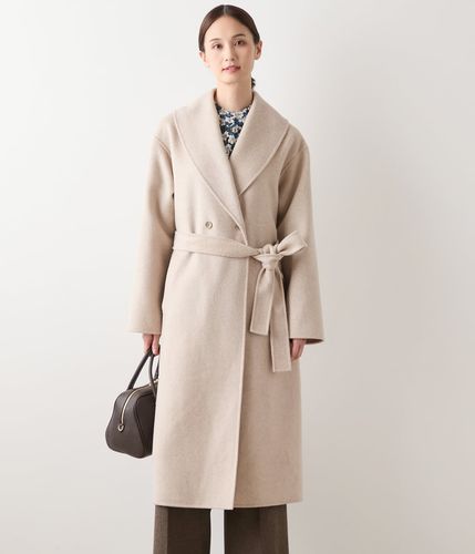 ナチュラルブライトクロス ノーカラー比翼コート(51552120-2024