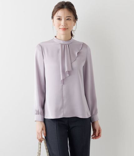 noble アシンメトリーフリルブラウス Noble（ノーブル）の「アシンメトリーフリルブラウス（シャツ