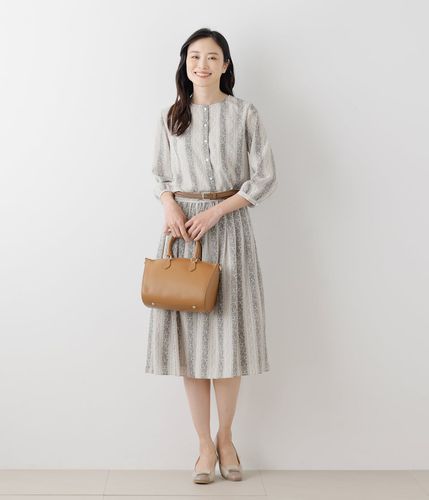 ⭐︎【新品】SHAREEF 七分袖 リネン100％ ニット ブラウン ⭐︎様専用【新品】SHAREEF 七分袖 リネン100％ ニット ブラウン