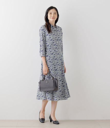 新品needles リバティプリントリボンタイシャツ　2 Ascot Collar Edw Gather Shirt - Liberty Print リバティ