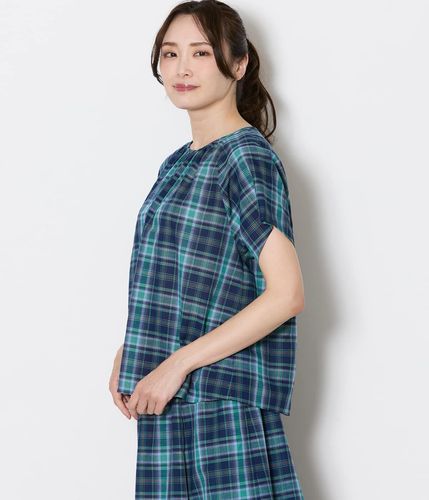 sea new york チュニック Sunlight NEWYORKER Tartan 7分袖チュニックシャツ(51648701-2026