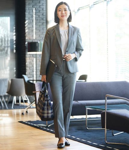 接触冷感】トリアセ強撚スムース フロントタック半袖プル