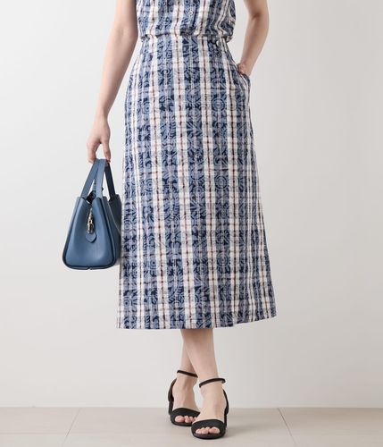 ペイズリーニューヨーカータータン ラップ風スカート(51255701-2025