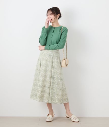 ツムグ　フレアースカート ダンボールニットフレアスカート】｜【feerique(フィーリック