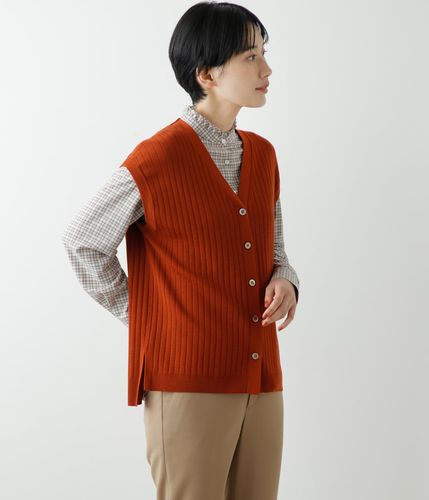 OUR ニットベスト Multi Color Knit 前開きベスト(37792711-2024)｜ファッション通販のNY