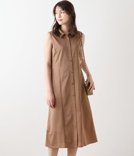 L】ストレッチホームスパン ジャンパースカート(79483453-2024