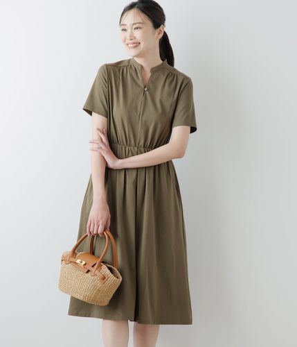 ホリーゴライトリー】BALENCIAGA ロゴプリント 半袖ワンピース kaene