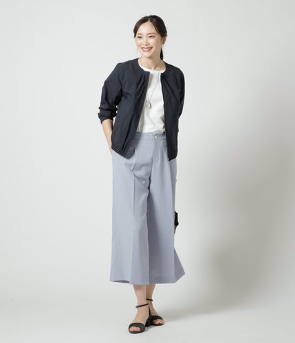 ニューヨーカー　2024年　マットタフタ ショートブルゾン　定価25300円 ウォッシャブル】ナイロンマットタフタ ショートブルゾン