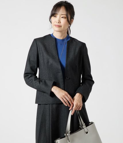 【新品】New Yorker ニューヨーカー ノーカラージャケット 19 51113161-