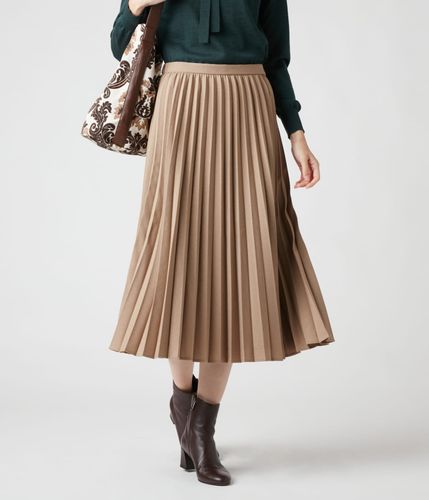 接触冷感・吸水速乾】プレーティング天竺 イレギュラータックスカート