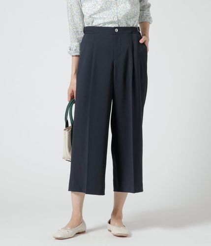 ウォッシャブル】ストレッチ ガウチョパンツ(71326401-2025