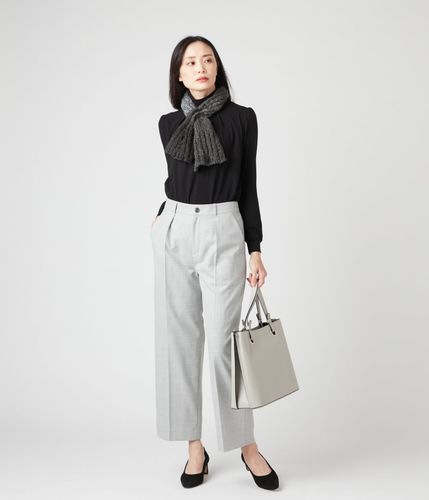 TWストレッチ タッククロップドパンツ(71313840-2024