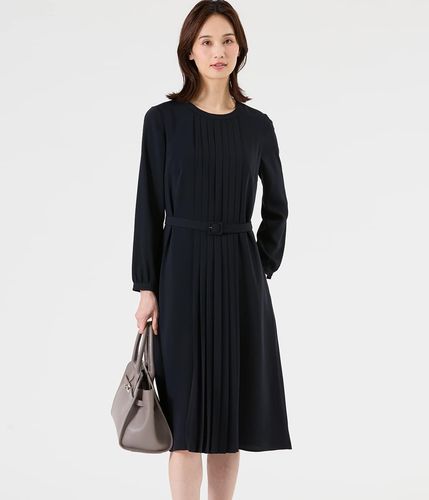 ジオメトリックジャカード 7分袖ワンピース(51443121-2024