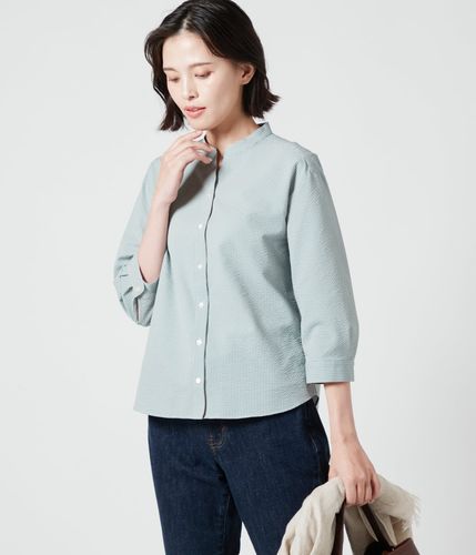 値下げ【24SS 新作 / 一部店舗限定】WOMENS 襟付き半袖スウェット osharewalker カットソー レディース トップス 半袖 Tシャツ