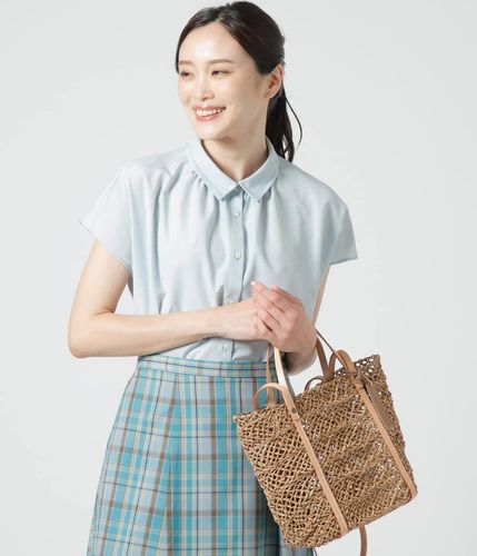 美品❣️Drawer エンブロイダリーレースブラウスカットソー M 金ボタン 美品❣️Drawer エンブロイダリーレースブラウス カットソー M