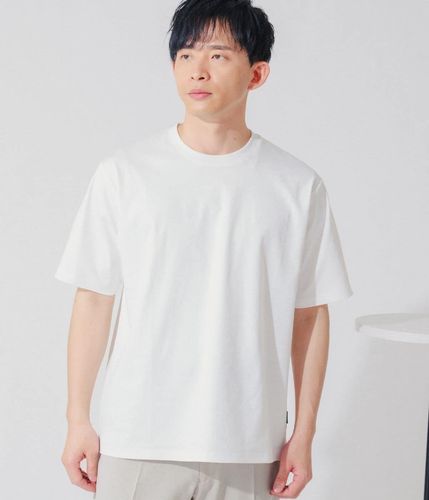 接触冷感】先染めボーダー 半袖クルーネックTシャツ(16615551-2025