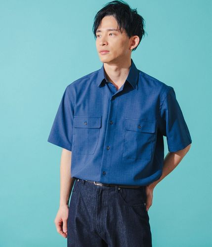 タイプライター 半袖シャツアウター(11772749-2024)｜ファッション通販