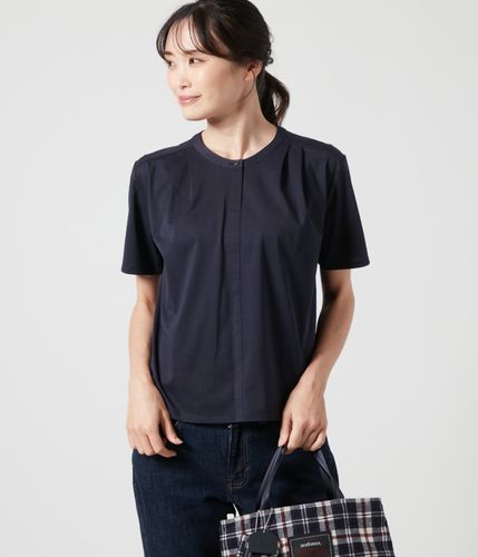 極美品★マリアプラス ヤク ラクーン モックネック カーキ プルオーバー 極美品☆マリアプラス ヤク ラクーン モックネック カーキ プル