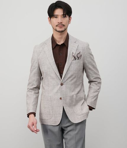 ウールラミー シャークスキン ジャケット(11192203-2024