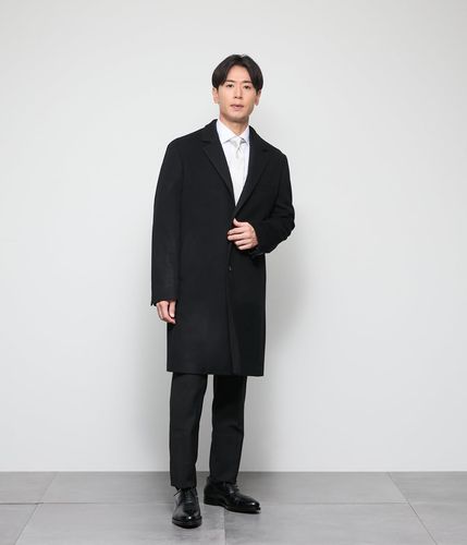 カシミヤビーバー コンバーチブルカラーコート(85336351-2025