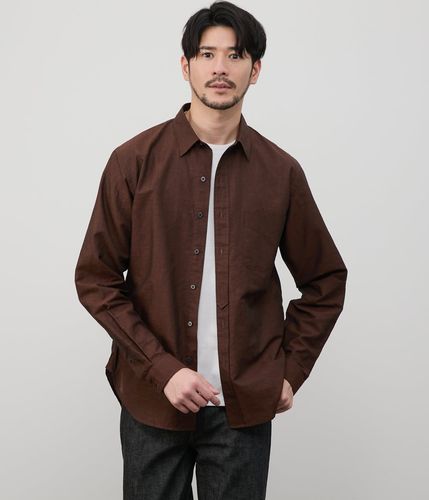 サルセーションウェア新作ＶTシャツダークブラウン色Мサイズ未開封品 シャツ（タフタ） ボルドー | Saint Laurent | YSL JA-JP