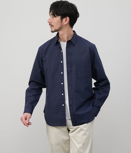 UCT】コットンリネン無地 長袖 オーバーサイズシャツ(85765782-2025