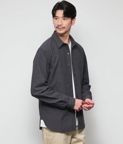 アーガイル 起毛 クレイジーパターン 長袖ショートボタンダウンシャツ