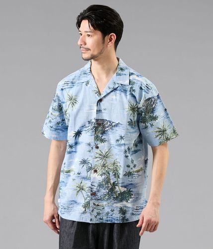 KAHALA×NEWYORKER】ULU PAREO 90'S ボタンダウン アロハシャツ
