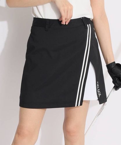 マスターバニー MB サイドロゴラインダイヤ柄スカート レディース