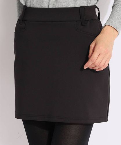 00サイズ XS ブラック ジャックバニー スカート レディース ゴルフウェア ジャックバニー JB 一体型ペチパンツ付サイドロゴ保温スカート