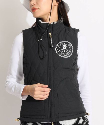 ディッセンバーメイ DM バックポケット付きダウンベスト レディース