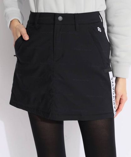 パーリーゲイツ PG 【透湿保温】チェック柄バックプリーツスカート