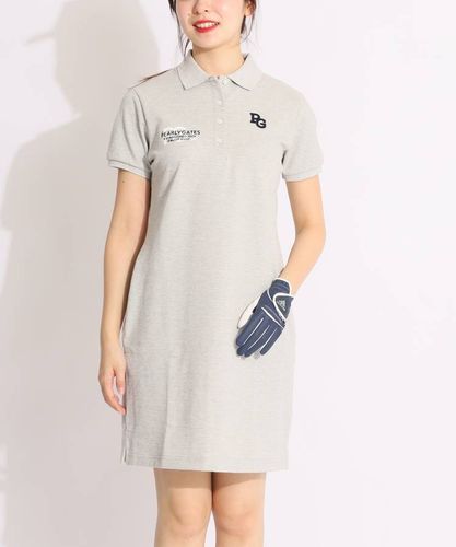 セントアンドリュース SA 【吸水速乾UV】フリル袖ドビーポロワンピース