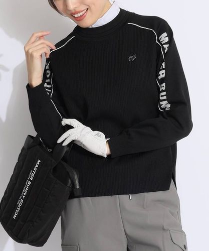 ニューバランスゴルフ NB スリーブ3Dロゴモックネックニット