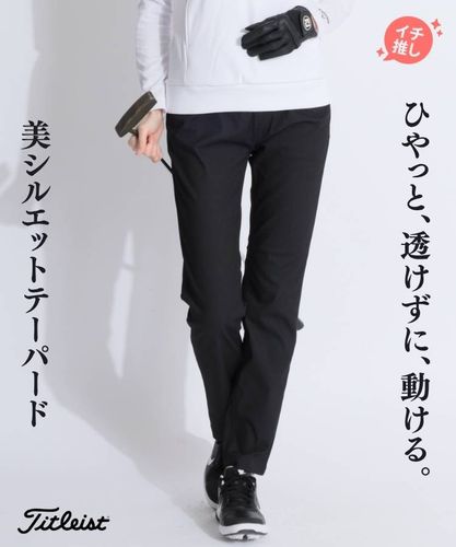 デサントゴルフ DE 【撥水ストレッチ】定番スリムロングパンツ