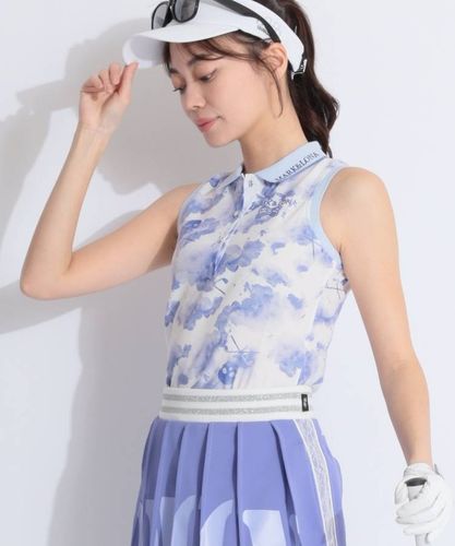 パーリーゲイツ PG 胸ポケット付き半袖ポロシャツ レディースゴルフ