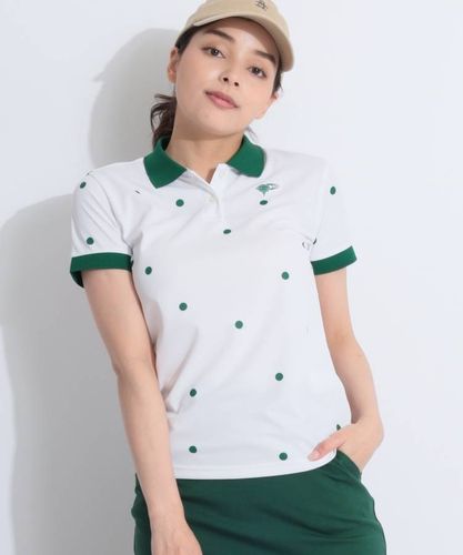 パーリーゲイツ PG 配色ロゴノースリーブポロシャツ レディースゴルフ